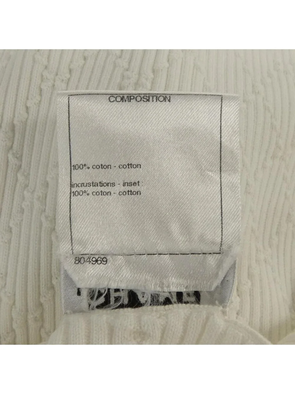 Chanel Tank Top White